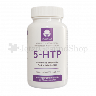 5-HTP aus Griffonia simplicifolia. Peak X freies Qualität; 120 vegane Kapseln mit je 100 mg 5-HTP pro Kapsel (Packung reicht für 3 Monate)
